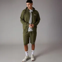 Herre Klemerio Lynlås Hættetrøje Khaki Træning|T-Shirts Og Undertrøjer