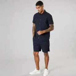 Best Herre kortærmet skjorte Insignia Blue T-Shirts, Poloer Og Skjorter·Skjorter