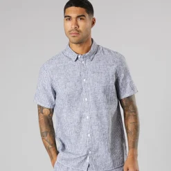 Hot Herre kortærmet skjorte True Black Melange T-Shirts, Poloer Og Skjorter·Skjorter