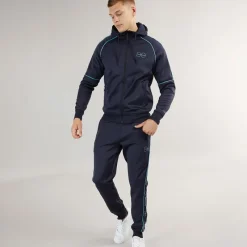 Herre Kraftworks Tricot Træningsdragt Navy/​Grøn Træningsdragter Og Joggingbukser·Træningsdragter