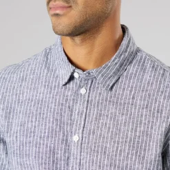 Best Herre Langærmet Skjorte True Black Melange T-Shirts, Poloer Og Skjorter·Skjorter