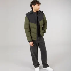 Online Herre Lebron Kort Jakke Olive Green Jakker Og Frakker·Jakker Og Frakker