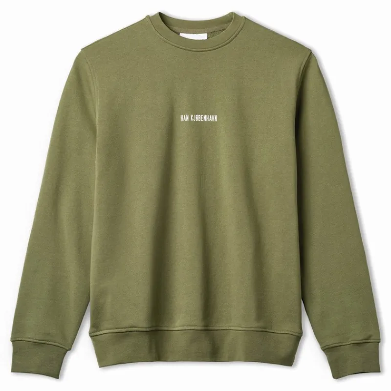 Best Herre Logo Font Regular Sweatshirt Hærgrøn Hættetrøjer Og Sweatshirts·Sweatshirts