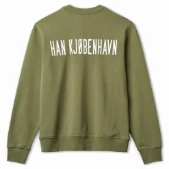 Best Herre Logo Font Regular Sweatshirt Hærgrøn Hættetrøjer Og Sweatshirts·Sweatshirts