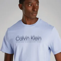 Herre Logo T-Shirt Zen Blå T-Shirts, Poloer Og Skjorter·T-Shirts Og Undertrøjer