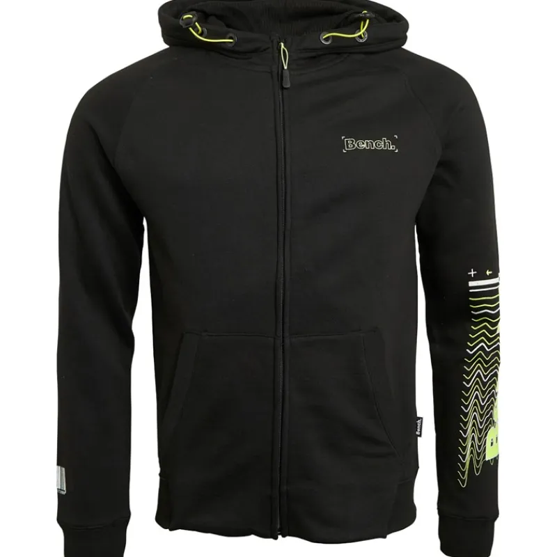 Online Herre Lucian lynlås hættetrøje sort Hættetrøjer Og Sweatshirts·Hættetrøjer
