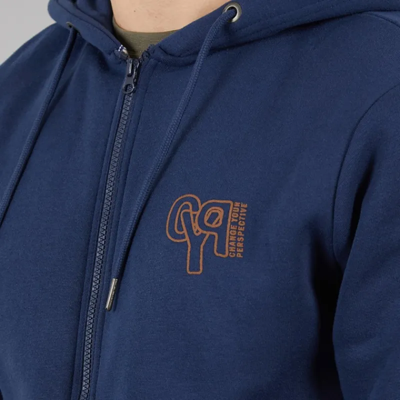 Outlet Herre lynlås hoodie Dress Blues Hættetrøjer Og Sweatshirts·Hættetrøjer