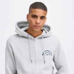 Hot Herre lynlås hoodie Stone Mix Hættetrøjer Og Sweatshirts·Hættetrøjer