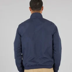 Hot Herre Mash Harrington Jakke Blå Blazer Jakker Og Frakker·Jakker Og Frakker