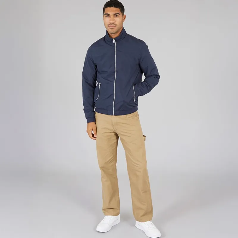 Hot Herre Mash Harrington Jakke Blå Blazer Jakker Og Frakker·Jakker Og Frakker