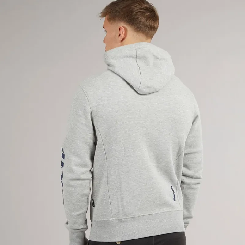 Discount Herre Maslow 22 Lynlås Trøje Grå Melange Hættetrøjer Og Sweatshirts·Hættetrøjer