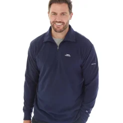 Clearance Herre Masonville 1/​2 lynlås Micro Fleece Blå Udendørs|Jakker Og Frakker