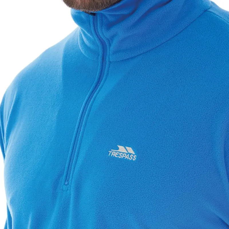 Hot Herre Masonville 1/2 lynlås Mikro Fleece Blå Udendørs|Jakker Og Frakker