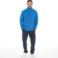 Hot Herre Masonville 1/2 lynlås Mikro Fleece Blå Udendørs|Jakker Og Frakker