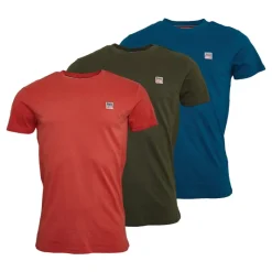 Hot Herre Massimo T-Shirts 3-pak Baked Apple/​Sail Blue/​Rifle Green T-Shirts, Poloer Og Skjorter·Multipakker|Multipakker·T-Shirts Og Undertrøjer