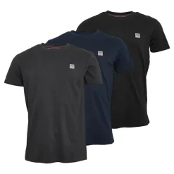 New Herre Massimo T-shirts 3-pak Tapshoe/​Antracit/​Mørk Safir T-Shirts, Poloer Og Skjorter·Multipakker|Multipakker·T-Shirts Og Undertrøjer