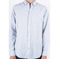 Sale Herre Maxton Langærmet shirts Blå T-Shirts, Poloer Og Skjorter·Skjorter