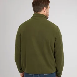 New Herre Mcgeechan 1 /​ 2 Zip Micro Fleece Mørk Vinstok Udendørs|Jakker Og Frakker