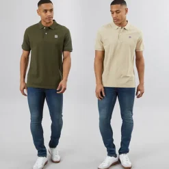 Online Herre Mike To-pak Polotrøjer Humus/Skovnat T-Shirts, Poloer Og Skjorter·Multipakker|Multipakker·T-Shirts Og Undertrøjer