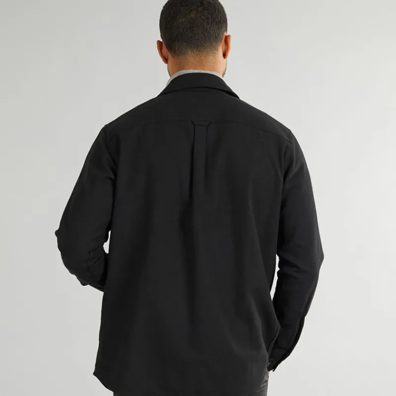 Best Herre Mikkel Skjorte Jakke Sort Houndstooth T-Shirts, Poloer Og Skjorter·Skjorter|Jakker Og Frakker·Jakker Og Frakker