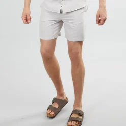 New Herre Miles Linen Shorts Crockery Shorts Og Badetøj·Shorts