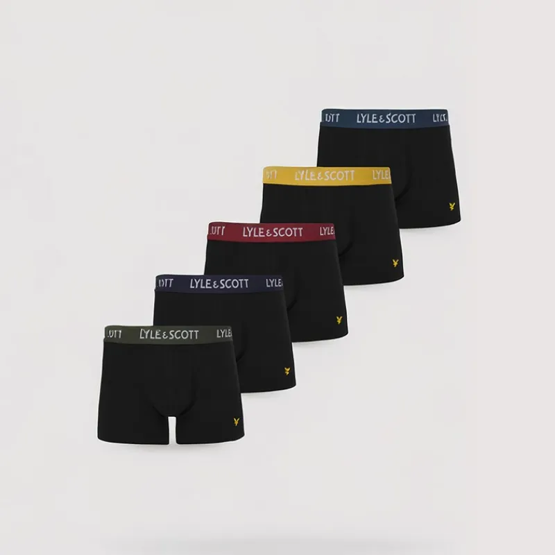 Herre Miller Fem Pak Underbukser /Multi Multipakker·Undertøj|Undertøj, Sokker Og Nattøj·Boxer Shorts