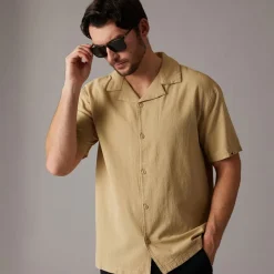 Outlet Herre Mirolo Skjorte Cornstalk T-Shirts, Poloer Og Skjorter·Skjorter