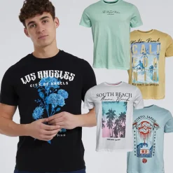 Online Herre Mirso 5-pak T-shirts Mix T-Shirts, Poloer Og Skjorter·Multipakker|Multipakker·T-Shirts Og Undertrøjer