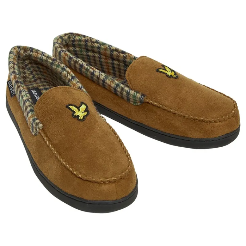 Sale Herre Montague Mocassinsko Slippers Mørke/Hønseøje Undertøj, Sokker Og Nattøj·Nattøj|Hjemmesko