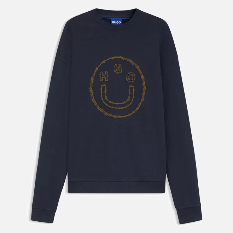 Herre Natrox Sweatshirt Navy Hættetrøjer Og Sweatshirts·Sweatshirts