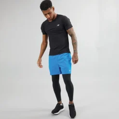 Online Herre NB Sleek Pocket Løbe Tights Sort Træningsbukser|Træning