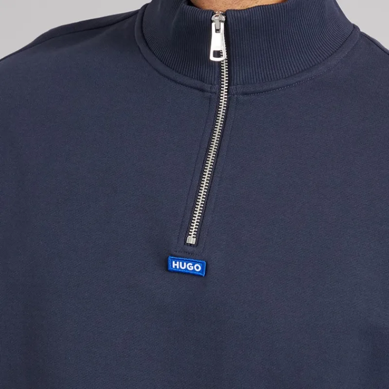 Herre Neeler Half Zip Sweatshirt Navy Hættetrøjer Og Sweatshirts·Sweatshirts