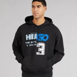 Clearance Herre Nesidi Sweatshirt Sort Hættetrøjer Og Sweatshirts·Sweatshirts