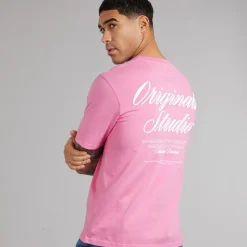 Discount Herre Norrebro Typo T-shirt Prismer Rosa T-Shirts, Poloer Og Skjorter·T-Shirts Og Undertrøjer