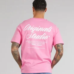 Discount Herre Norrebro Typo T-shirt Prismer Rosa T-Shirts, Poloer Og Skjorter·T-Shirts Og Undertrøjer