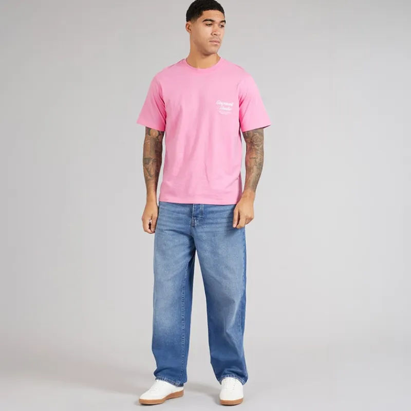 Discount Herre Norrebro Typo T-shirt Prismer Rosa T-Shirts, Poloer Og Skjorter·T-Shirts Og Undertrøjer