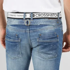 Best Herre Nye Baltimore Bælte Jeans Straight Jeans Lyse Vask Jeans Og Bukser·Jeans Med Lige Ben|Jeans Og Bukser·Jeans