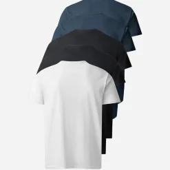Sale Herre Ohio Fem Pak T-shirts Mørk Safir/​Mørk Safir/​Skoæske/​Skoæske/​Hvid Darksap/​Darksap/​Taps/​Taps/​Whi T-Shirts, Poloer Og Skjorter·Multipakker|Multipakker·T-Shirts Og Undertrøjer