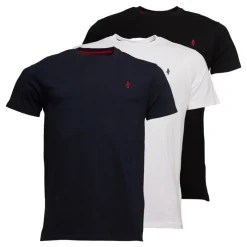 Online Herre Ohio 3-pak T-shirts Tap Sko/​Lyse Hvid/​Mørk Saft T-Shirts, Poloer Og Skjorter·Multipakker|Multipakker·T-Shirts Og Undertrøjer