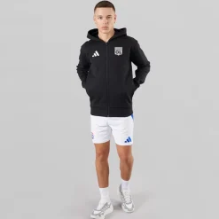 Clearance Herre OL Olympique Lyon Anthem Jakke Sort Jakker Og Frakker|Hættetrøjer Og Sweatshirts·Hættetrøjer