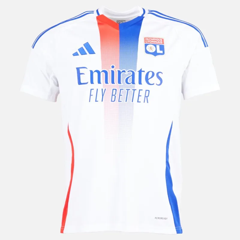Clearance Herre OL Olympique Lyon 24/25 Hjemme Trøje Hvid Træning|T-Shirts Og Undertrøjer