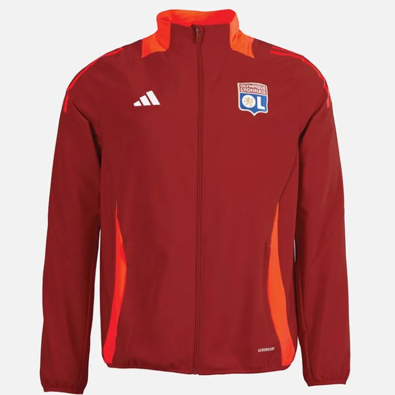 Discount Herre OL Olympique Lyon Præsentationsjakke Team Power Red 2 Træning|Jakker Og Frakker
