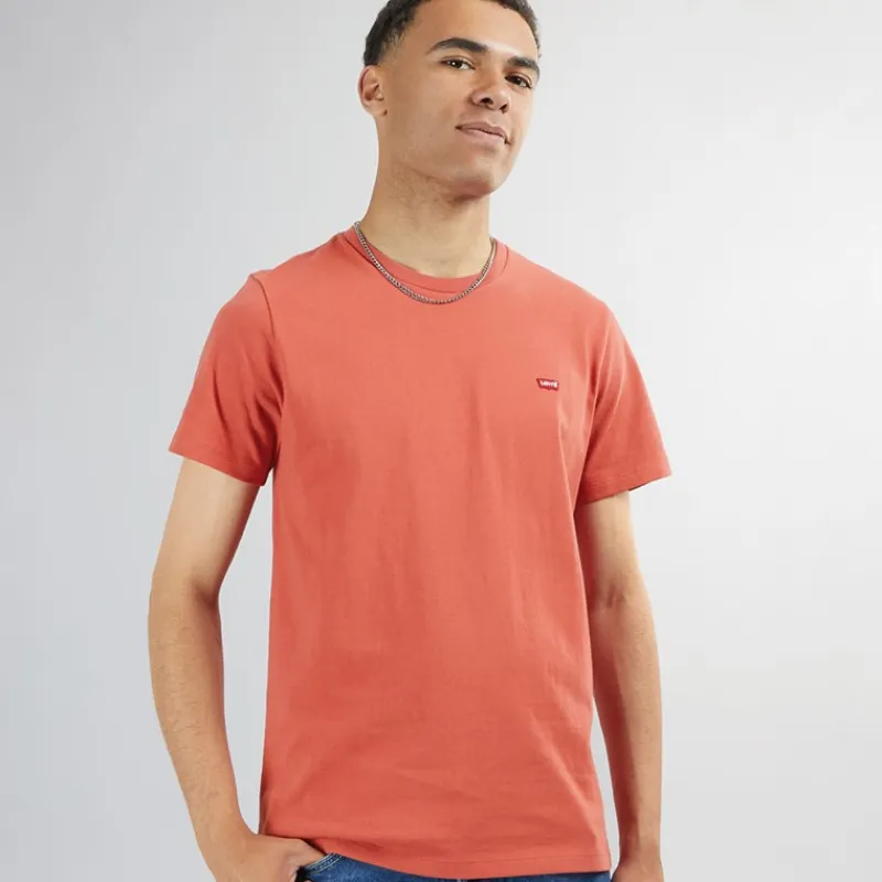 Herre Original HM T-Shirt Sundown Rød T-Shirts, Poloer Og Skjorter·T-Shirts Og Undertrøjer