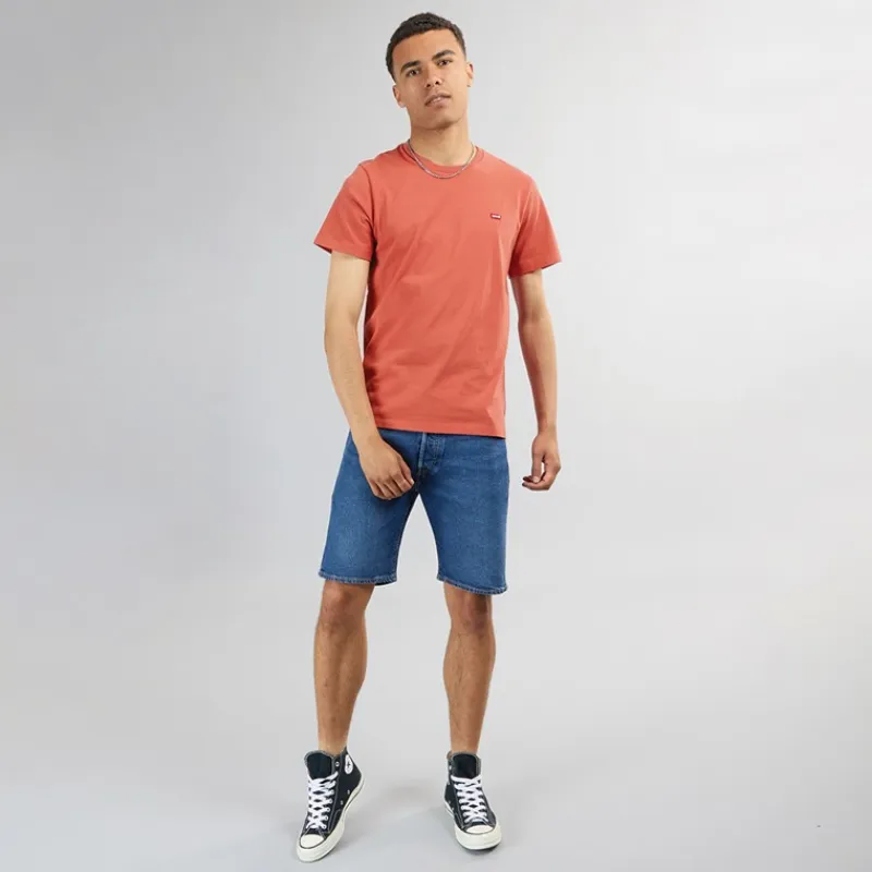 Herre Original HM T-Shirt Sundown Rød T-Shirts, Poloer Og Skjorter·T-Shirts Og Undertrøjer