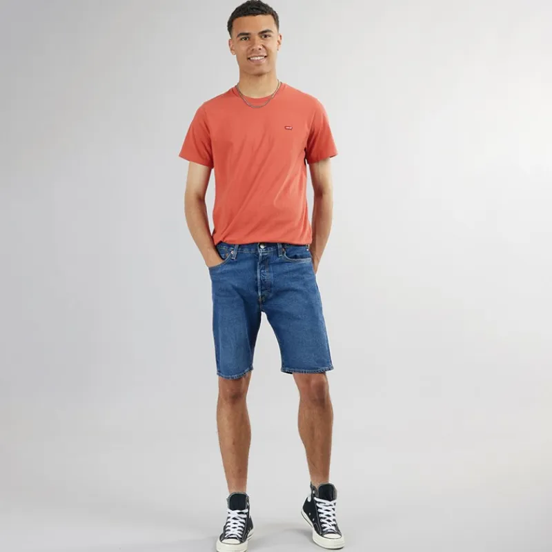 Herre Original HM T-Shirt Sundown Rød T-Shirts, Poloer Og Skjorter·T-Shirts Og Undertrøjer