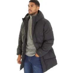 Best Herre Otis Lang Linie Puffer Sort Jakker Og Frakker·Jakker Og Frakker