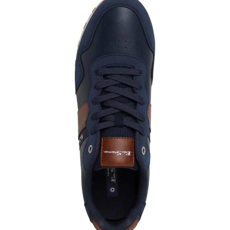 Herre Owen Retro Træningssko Blå/Tan Sneakers|Sneakers