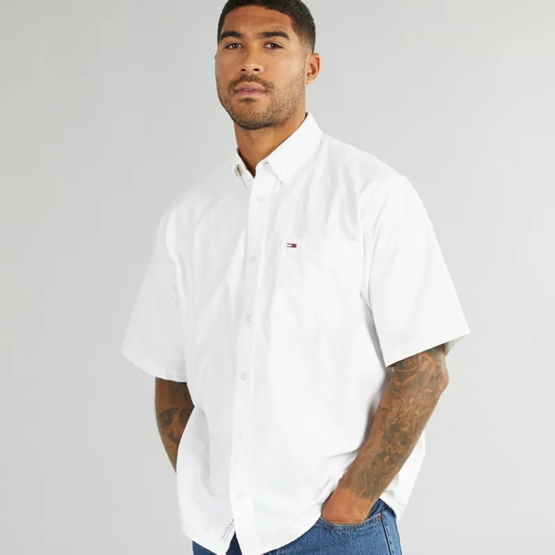 Best Herre Oxford Skjorte Ecru T-Shirts, Poloer Og Skjorter·Skjorter