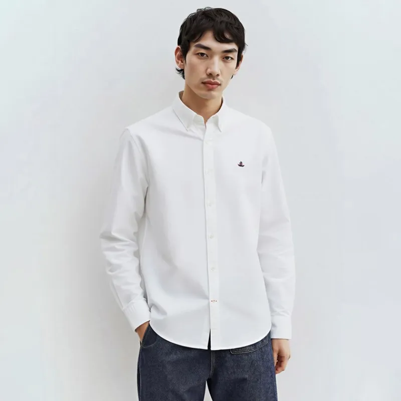 Herre Oxford skjorte T-Shirts, Poloer Og Skjorter·Skjorter