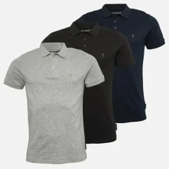 Clearance Herre 3 pak jersey polo skjorter Multi 1 T-Shirts, Poloer Og Skjorter·Multipakker|Multipakker·T-Shirts Og Undertrøjer